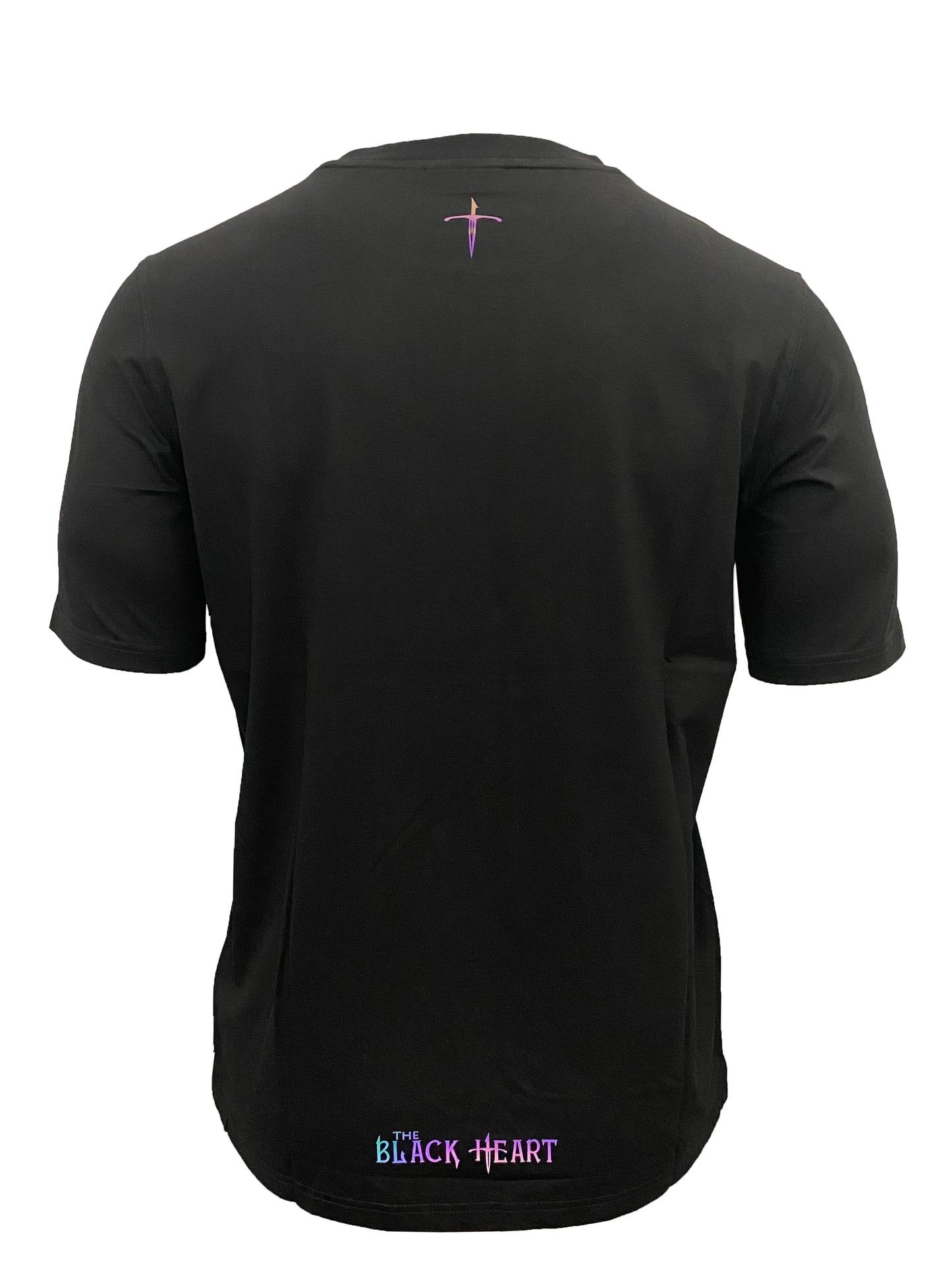 Rainbow Reflective Black T-Shirt