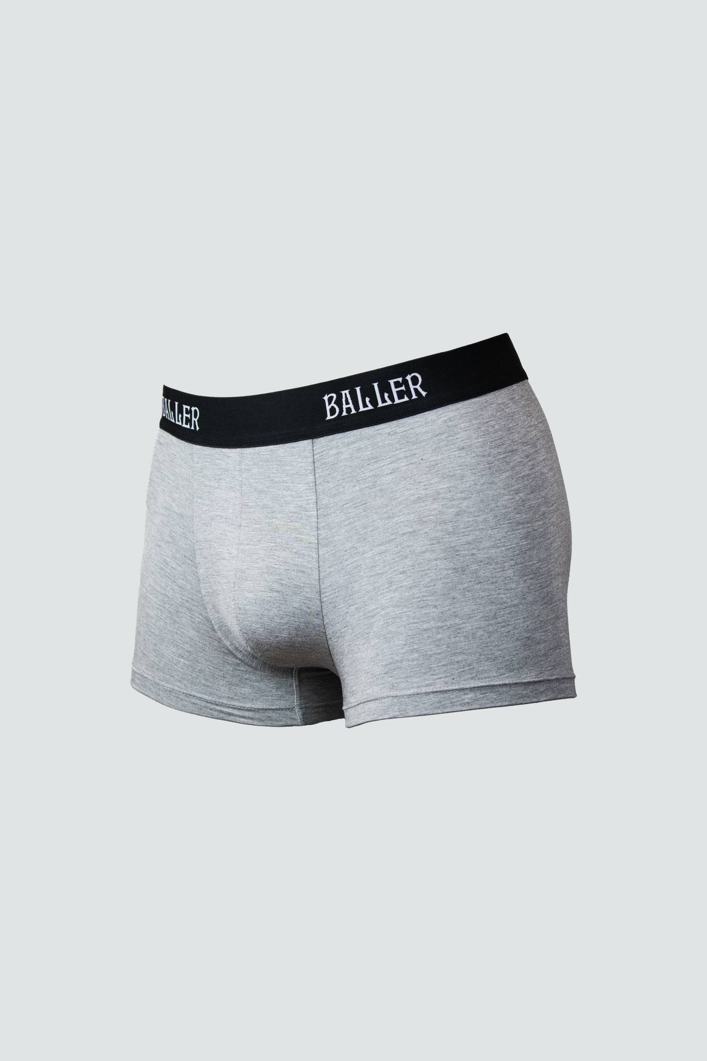 Bamboo Stretch Boxer Brief - Heather Grey